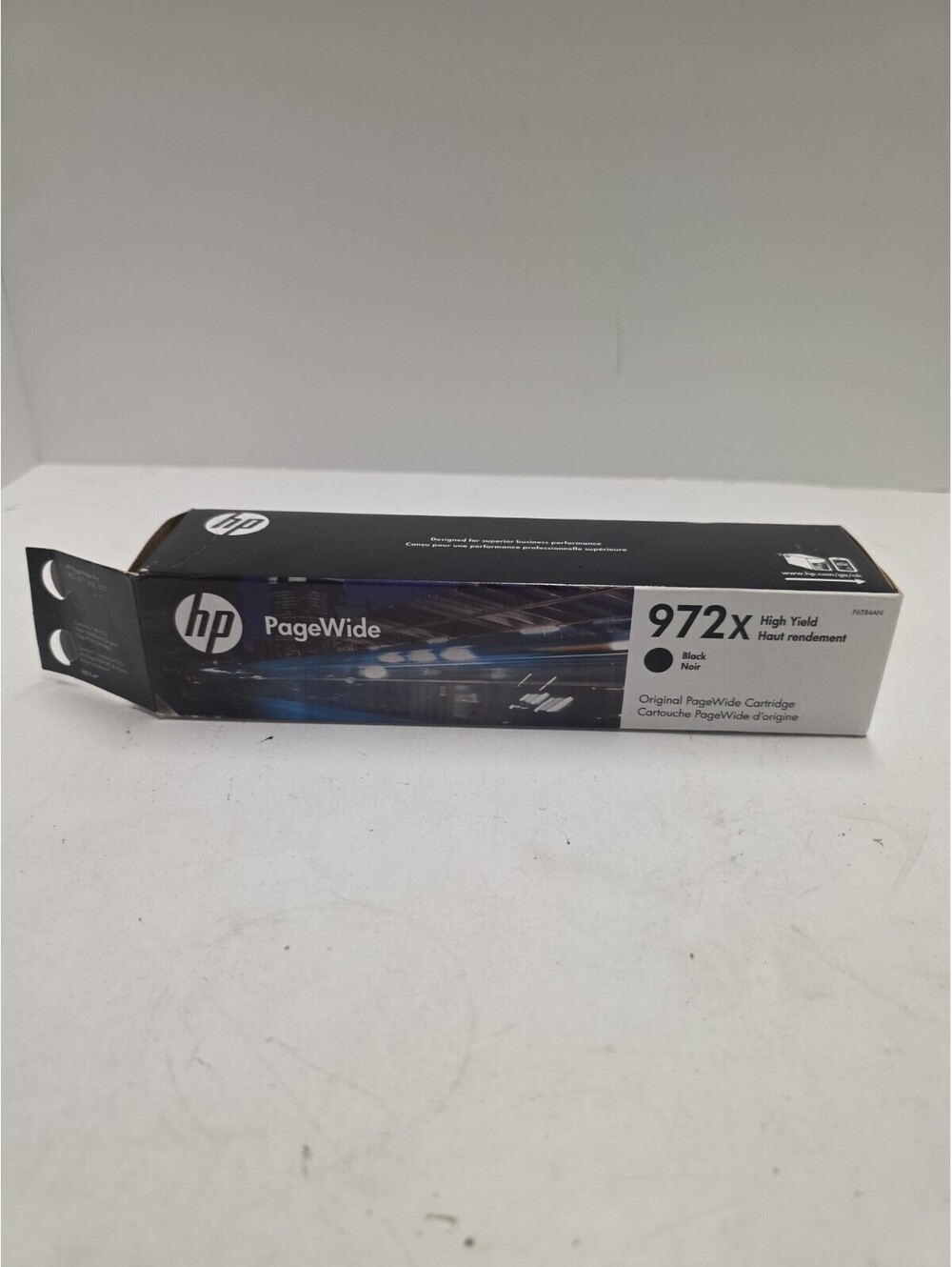 HP F6T84AN, Black Ink Ctg 972X for HP PageWide Pro 577dw Unused Exp 10/24